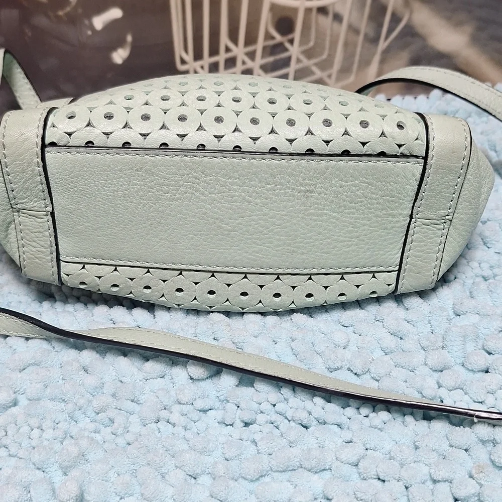 Kate Spade, New York Mercer Isle- Sienna leather green light  bag